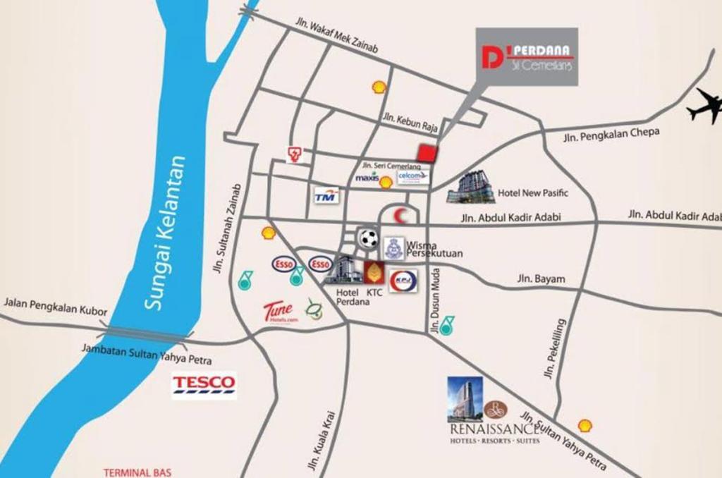 Sas D'Perdana Apartment Kota Bharu Eksteriør bilde